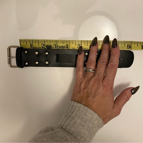 Vintage Leather Cuff Watch Bands Black - Picture 7 of 9